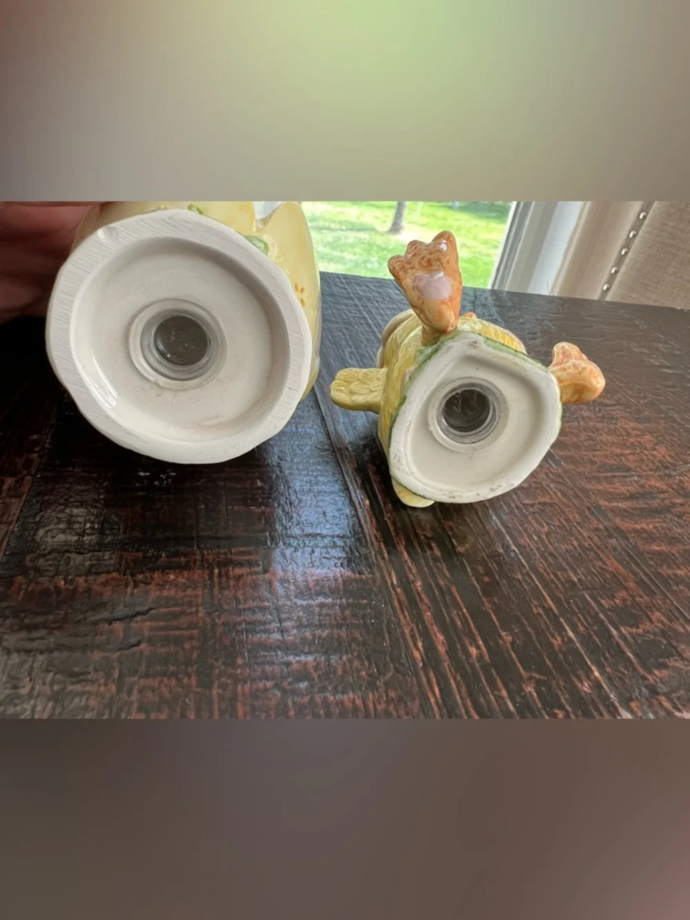 Baby Chick Egg Easter Spring Salt & Pepper Shakers Ceramic